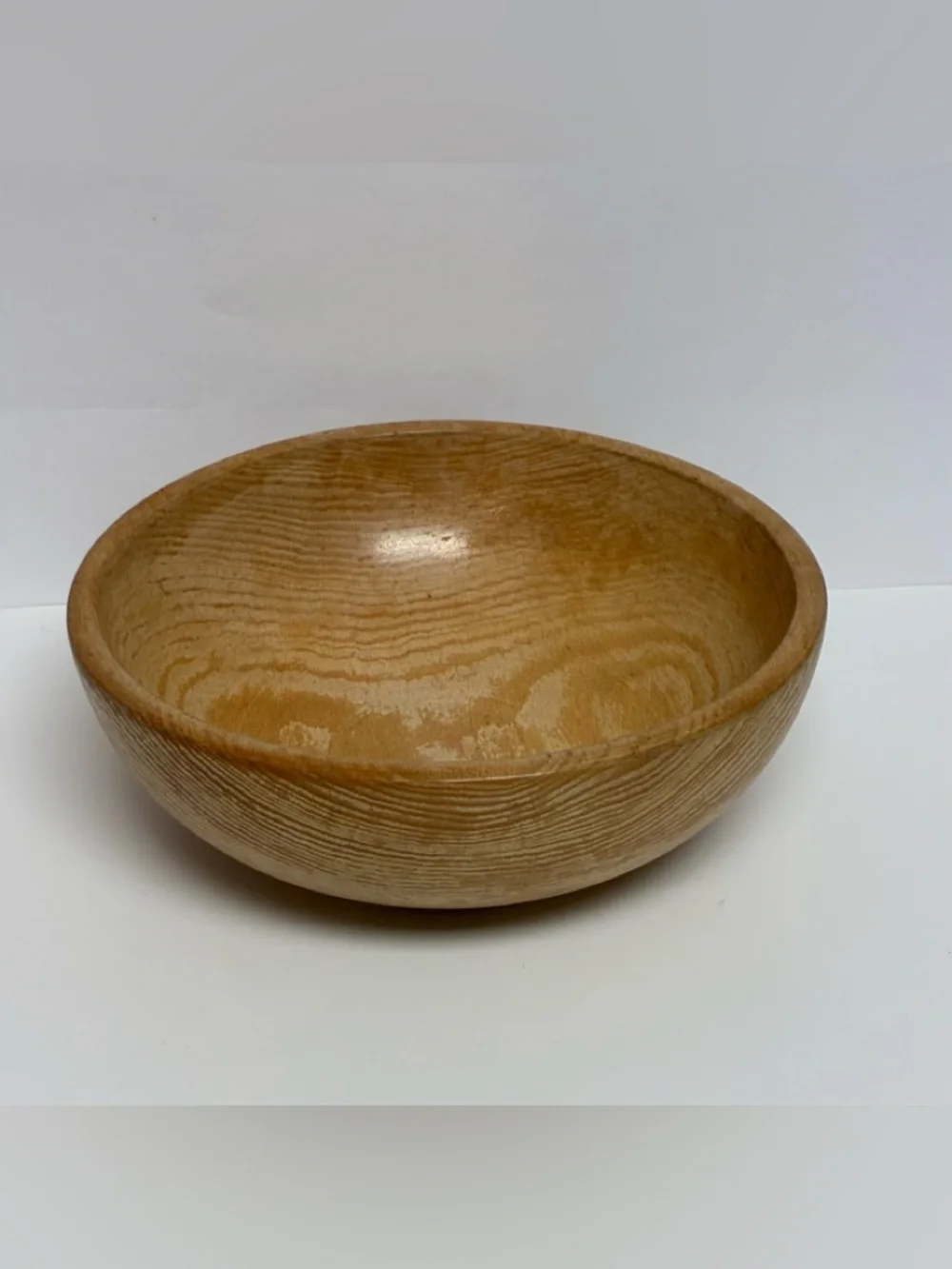 Vintage Wooden Serving Bowl